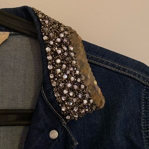 Isabel Marant Beaded Jean Jacket